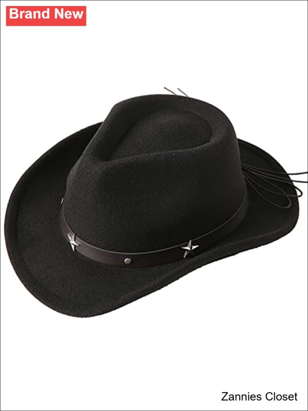 🤠 Kids Western Cowboy Cowgirl Hat Felt Fedora 65% Polyester 35% Wool